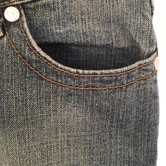 True People Denim Jeans Pants Size 3 Juniors Embroidered Low Rise Womens - Picture 11 of 12